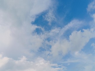 blue sky and white clouds seen during the day