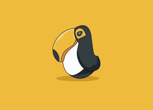penguin, bird, vector illustration design