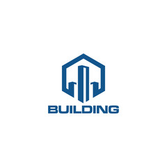 Building Construction Real Estate Logo Template Vector Icon