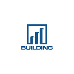Obraz premium Building Construction Real Estate Logo Template Vector Icon