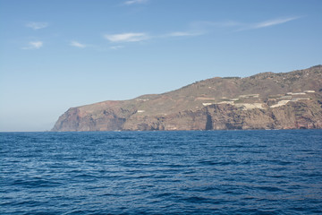 Fototapeta na wymiar Coast and ocean near Tazacorte, La Palma, Canaries