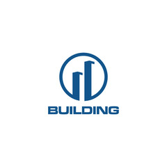 Building Construction Real Estate Logo Template Vector Icon