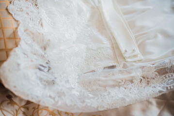 wedding dress detail