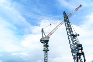 【建築イメージ】建築用タワークレーン