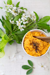 Houmous à la carotte