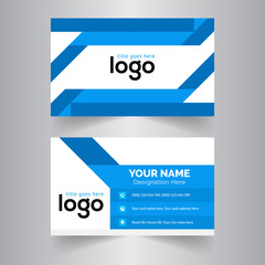 Abstract business card Design Modern corporate business card Design Template 