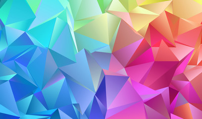 Fototapeta premium Abstract Low-Poly background. triangulated texture. Design 3d. Polygonal geometrical pattern. Triangular modern style