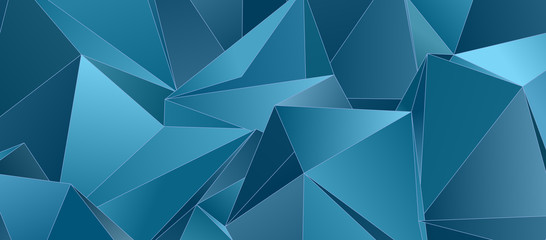 Fototapeta na wymiar 3d Triangles, abstract background. Design wallpaper