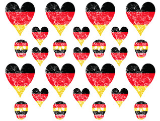 Germany flag graphic design vector art