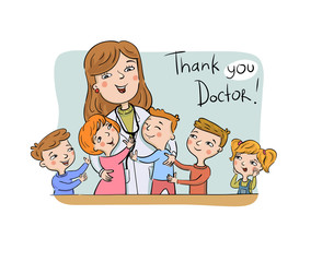Thank you Doctor greeting card
