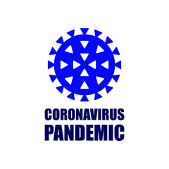 Covid-19 info sign. Coronavirus vector icon. Social distancing, avoid crowds and stop corona virus campaign. Stay and work at home logo. Biohazard symbol. Pandemic information poster.