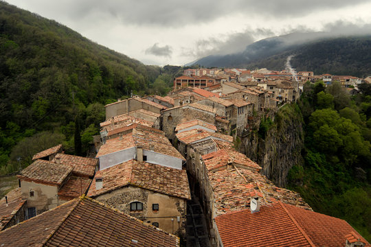 Castellfollit de la roca, Girona, Spain