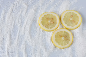 Cleaning with baking soda and lemon