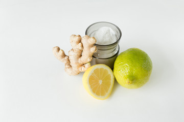 Cleaning with baking soda and lemon
