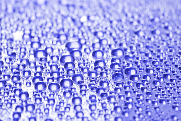 Water droplets. Taste, see and smell water. Wellness concept