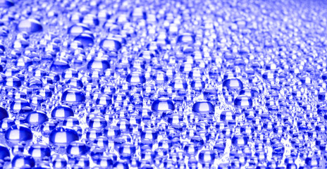 Water droplets. Taste, see and smell water. Wellness