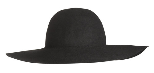 Priest's hat, isolated on a white background