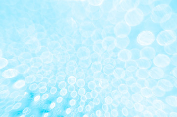 Beautiful Blue Bokeh Background