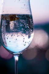 A martini glass