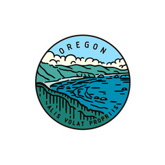 Oregon Bay. Ocean