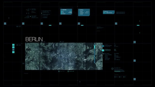 Berlin : Satellite map view (Darkweb Interface)