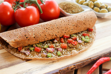 bruschetta with tomatoes