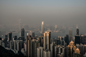 Hong Kong viewed from the peak
