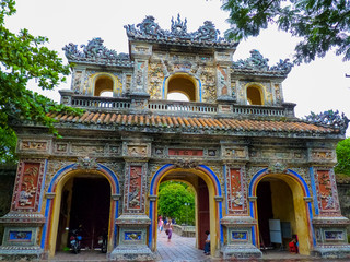 Part of Hue Citadel, Hue, Vietnam