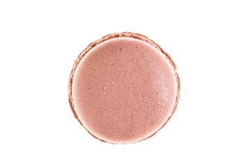 macaroon cake on a white background