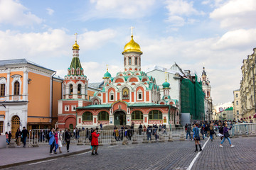 Russia. Moscow. Kazan Cathedral on Red Square.