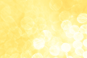 Golden yellow bokeh and texture background