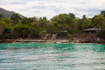 Beautiful beach on an island in Thailand