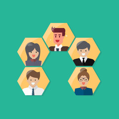 Business organization chart