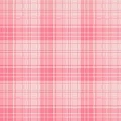Seamless pattern in interesting pastel pink colors for plaid, fabric, textile, clothes, tablecloth and other things. Vector image.