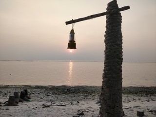 Obraz premium sunset on the beach in Lakshadweep island