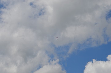 airplane in the sky