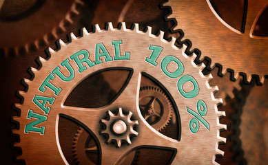 Word writing text Natural 100 Percent. Business photo showcasing Minimally processed and does not contain artificial flavors