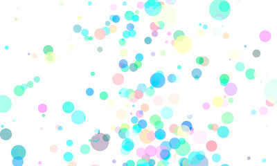 Abstract colored circles background.3D illustration. dots colorful.