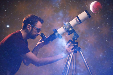 Space, cosmos and universe, Milky way stars. My astronomy work.