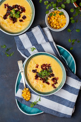 cream Chowder with Sweet Corn and Bacon