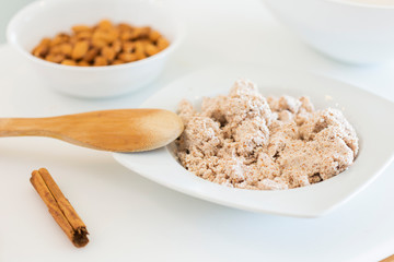 Vegan milk, home made almond mik