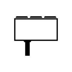 Obraz premium Billboard marketing advertising vector icon