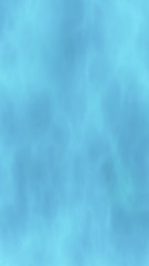 Background of abstract white color smoke isolated on blue color background. The wall of white fog. 3D illustration