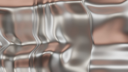 Beige, Gray Metallic, Foil Texture, Background, 3D Text Illustration, 3D Render ..