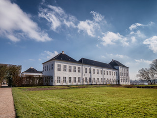 Graasten Castle summer residence of the royal Danish family, Denmark