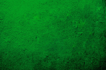 Decorative stucco cement wall,  grunge green textured background.   abstract banner stylized wallpaper.