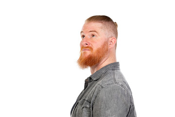 Obraz premium Redhead man