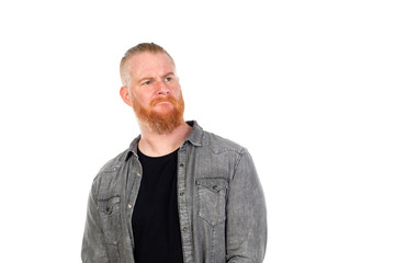 Obraz premium Redhead man