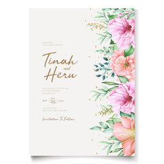 beautiful cherry blossom wedding invitation designs