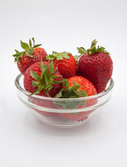 strawberries in a bowl